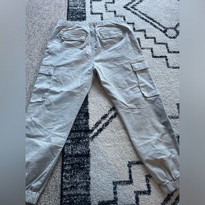 Zara light grey cargo pants